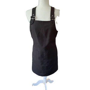 Miss Selfridge jumper dress black size 8